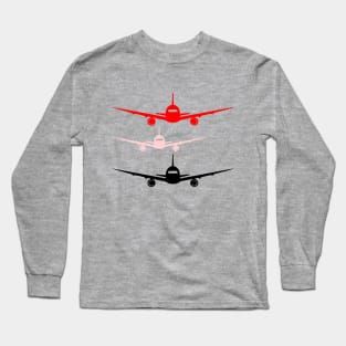 Phonetic Airplane Pilot Long Sleeve T-Shirt